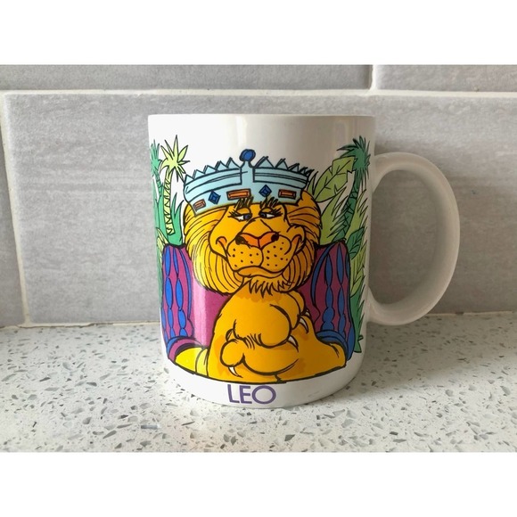 Vintage Leo Astrological Sign Mug​​ - Picture 1 of 7